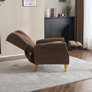 Ascot Velvet Pushback Recliner Chair