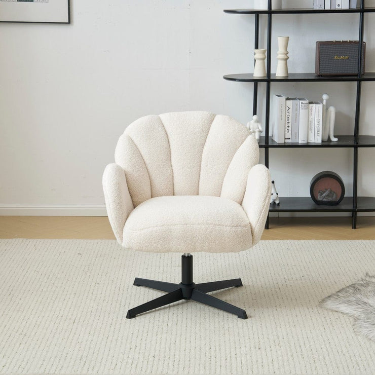 Molly Boucle Swivel Chair Armchair