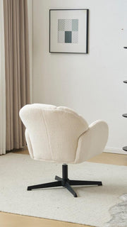 Molly Boucle Swivel Chair Armchair