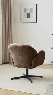 Molly Boucle Swivel Chair Armchair