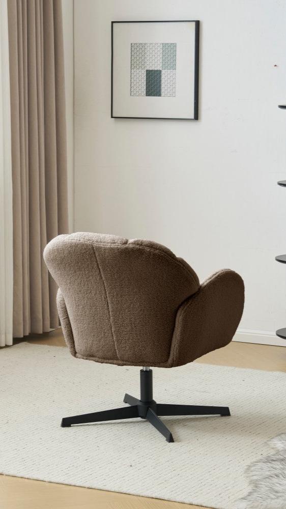 Molly Boucle Swivel Chair Armchair