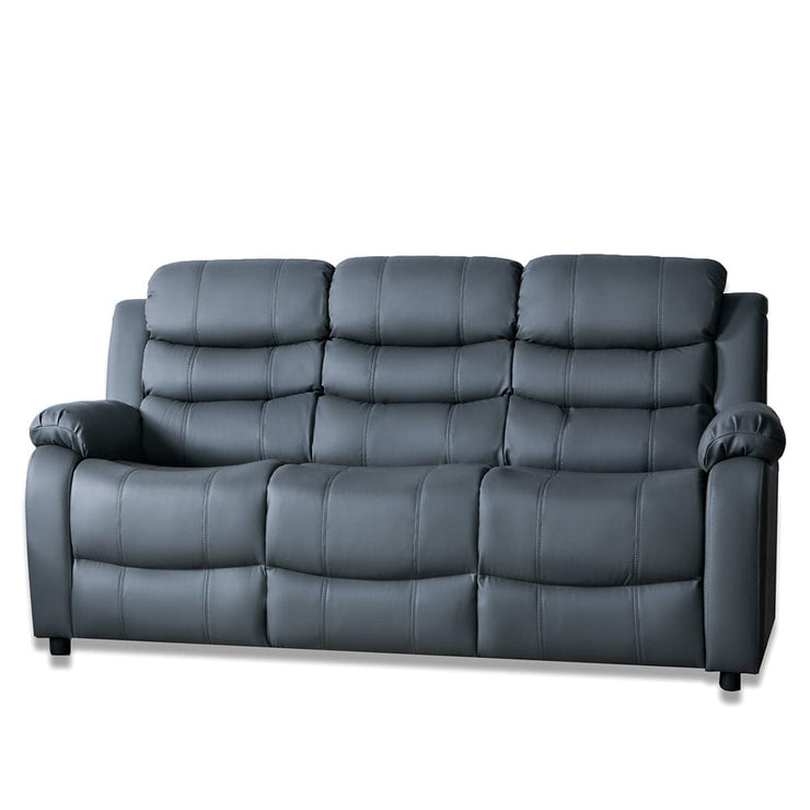 PU Fixed Grey 2 Seater Sofa /3 Seater Sofa Set