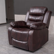 Brown PU Leather Manual Recliner 2 Seater Sofa/3 Seater Sofa / Armchair Set