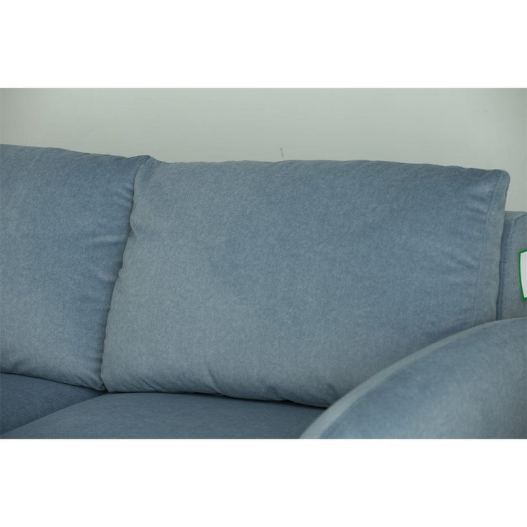 Anti-Scratching Microfibre Fabric Corner Sofa Storage Sofa 3 Seater Corner Sofa With Chaise