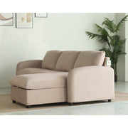 Anti-Scratching Microfibre Fabric Corner Sofa Storage Sofa 3 Seater Corner Sofa With Chaise