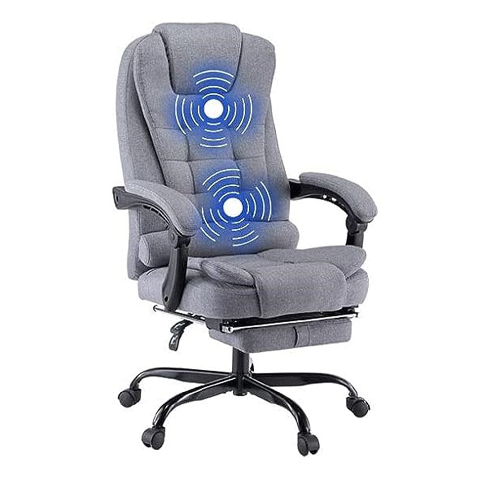 Executive adjustable reclining office best sale chair with incremental footrest