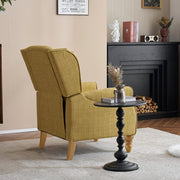 Ascot Velvet Pushback Recliner Chair