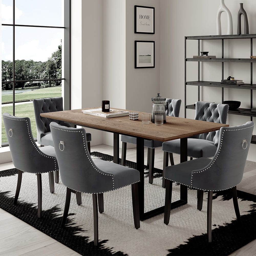 Belluno 6 Seater 180cm Extending Table And Chair Set