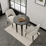 Luna Round Dining Table Set With 2-4 Seater Chairs