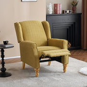 Ascot Velvet Pushback Recliner Chair