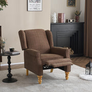 Ascot Velvet Pushback Recliner Chair