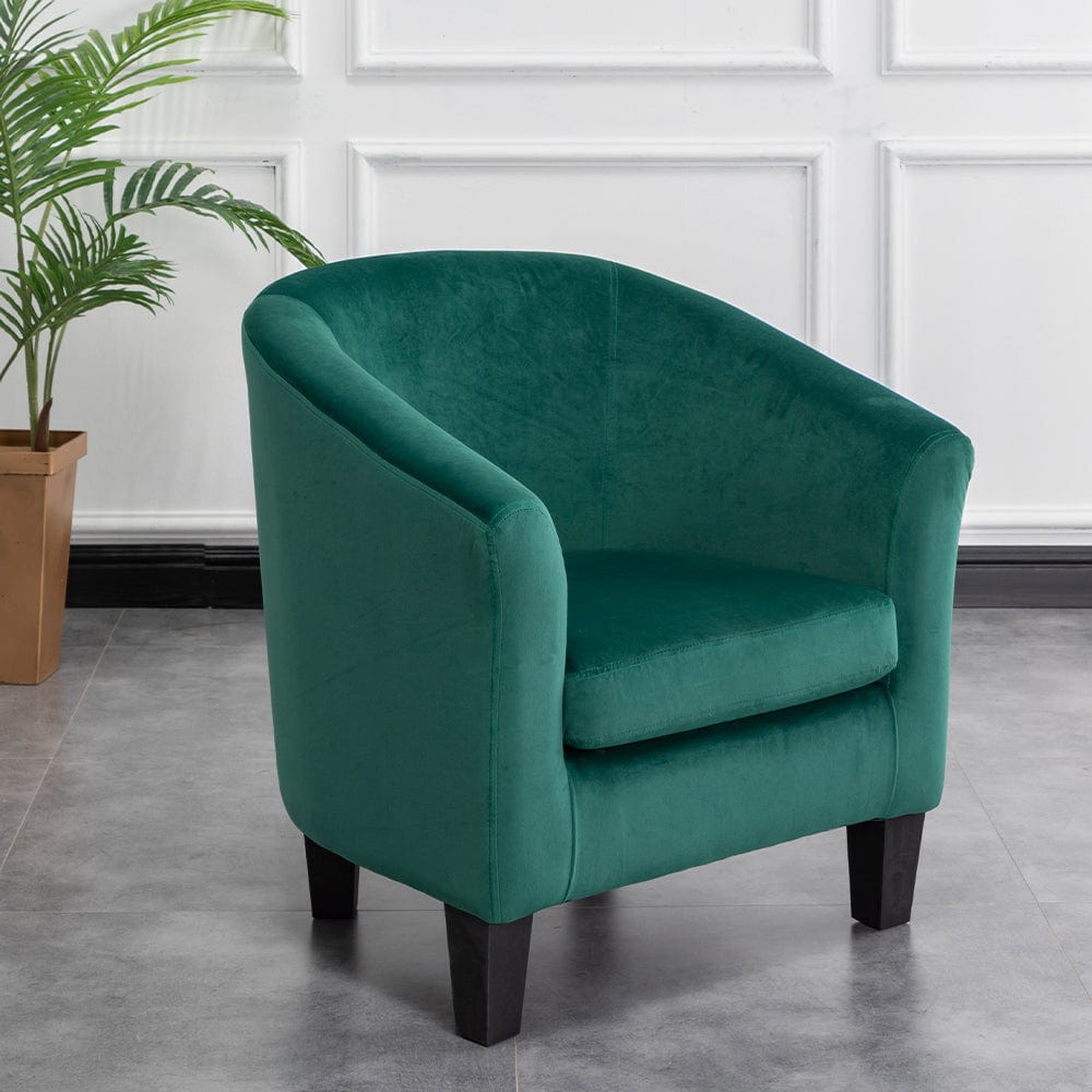 Teal tub chair hot sale