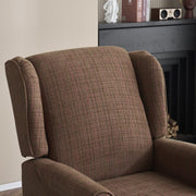 Ascot Linen Pushback Recliner Chair