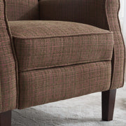 Ascot Linen Pushback Recliner Chair