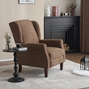 Ascot Linen Pushback Recliner Chair