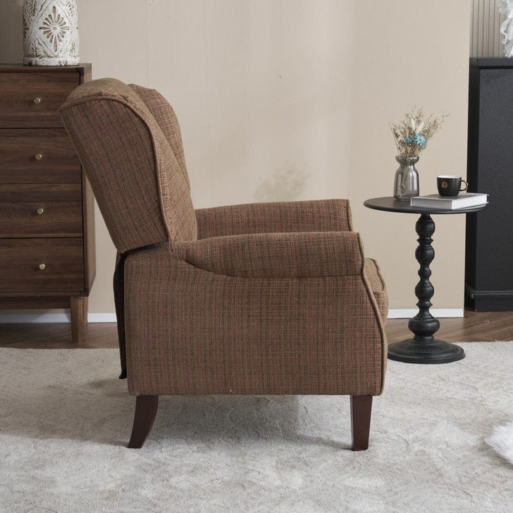 Ascot Linen Pushback Recliner Chair