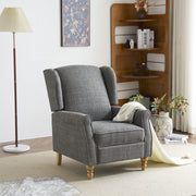 Ascot Velvet Pushback Recliner Chair