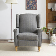 Ascot Velvet Pushback Recliner Chair