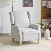 Ascot Velvet Pushback Recliner Chair