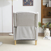 Ascot Velvet Pushback Recliner Chair