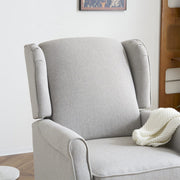 Ascot Velvet Pushback Recliner Chair