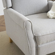 Ascot Velvet Pushback Recliner Chair