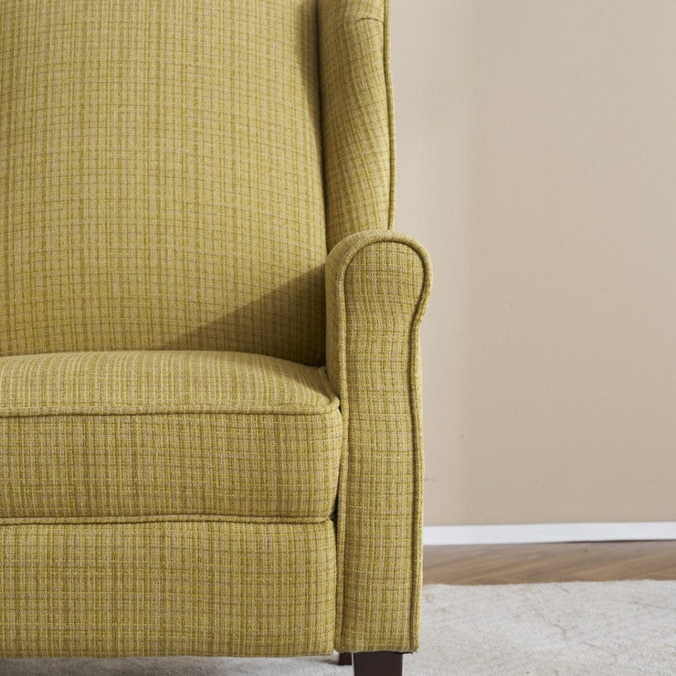 Ascot Linen Pushback Recliner Chair