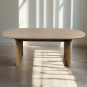 Belluno Oak Or Black 4-6 Seater 200cm Oval Dining Table