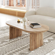 Belluno 120cm Oval Coffee Table In Oak