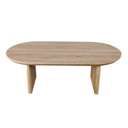 Belluno 120cm Oval Coffee Table In Oak