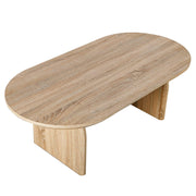 Belluno 120cm Oval Coffee Table In Oak