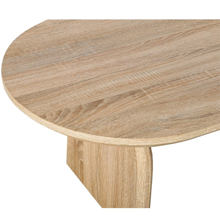 Belluno 120cm Oval Coffee Table In Oak