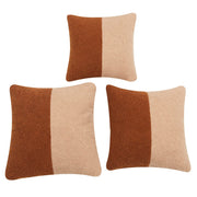 Birchcraft Teddy Fleece 3 Piece Indoor Soft Throw Pillow Set Scatter Cushions