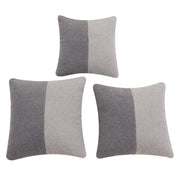 Birchcraft Teddy Fleece 3 Piece Indoor Soft Throw Pillow Set Scatter Cushions