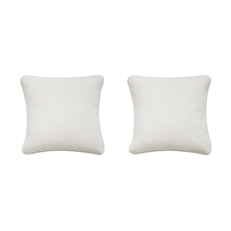 Birchcraft Cordury 2 Piece Indoor Soft Throw Pillow Set Scatter Cushions