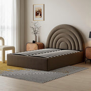 Crescent Ottoman Lift Up Storage Bed Frame