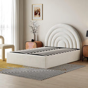 Crescent Ottoman Lift Up Storage Bed Frame