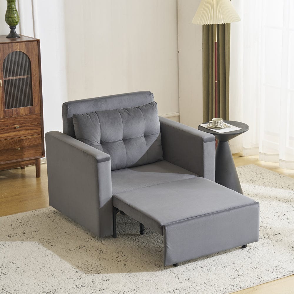 Avery 1 Seater Fold Out Upholstered Sofa Bed