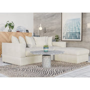 Finley Corduroy 3 Seater Sofa with Footstool And Pillows