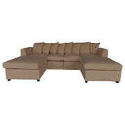 Finley Corduroy 4 Seater Sofa with 2 Ottomans