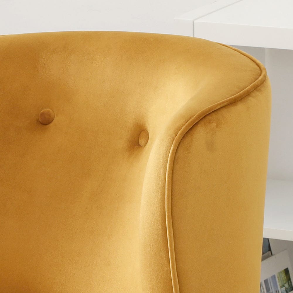 Mustard discount corner chair