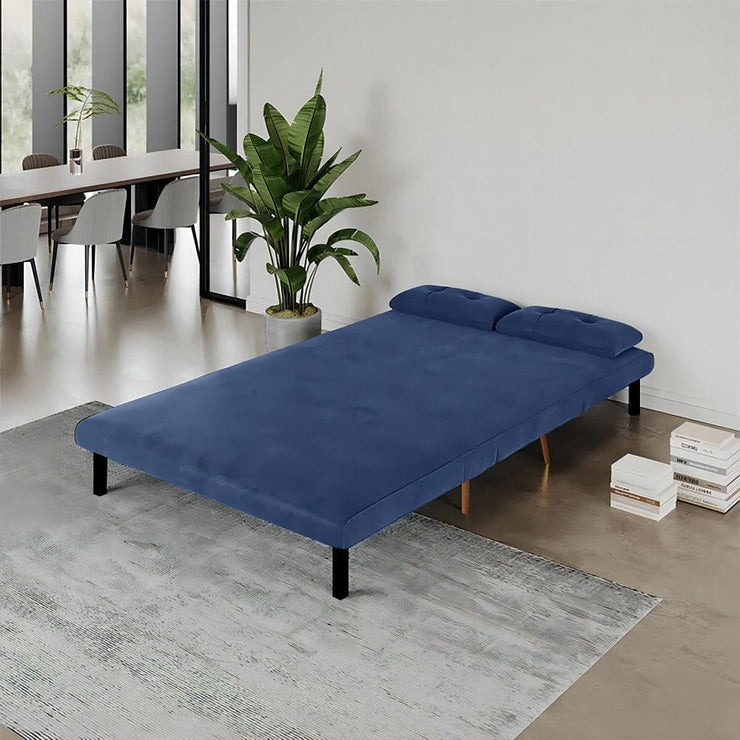 Jola Velvet Foldable 2 Seater Sofa Bed