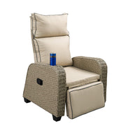 Outdoor Furniture Rattan Recliner Armchair