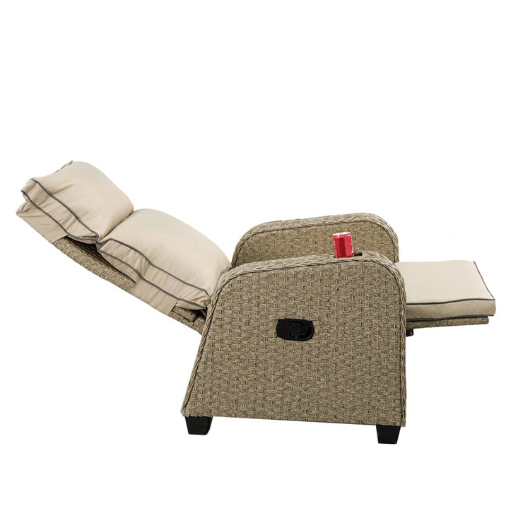 Outdoor Furniture Rattan Recliner Armchair