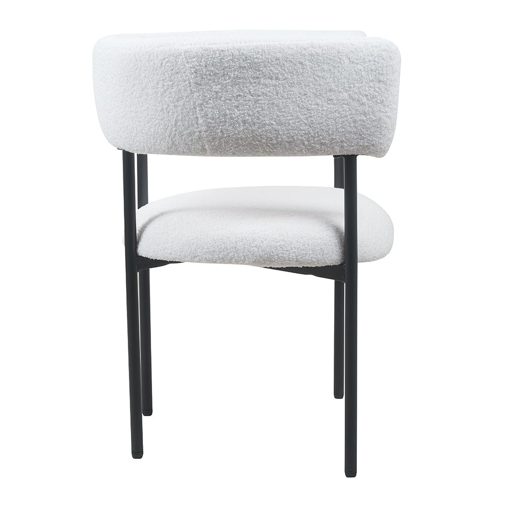 White tub store dining chair