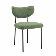 Set Of 2 Luca Designer Upholstered Boucle Dining Chair