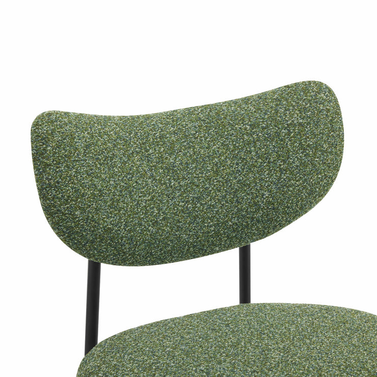 Set Of 2 Luca Designer Upholstered Boucle Dining Chair