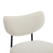 Set Of 2 Luca Designer Upholstered Boucle Dining Chair