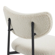 Set Of 2 Luca Designer Upholstered Boucle Dining Chair