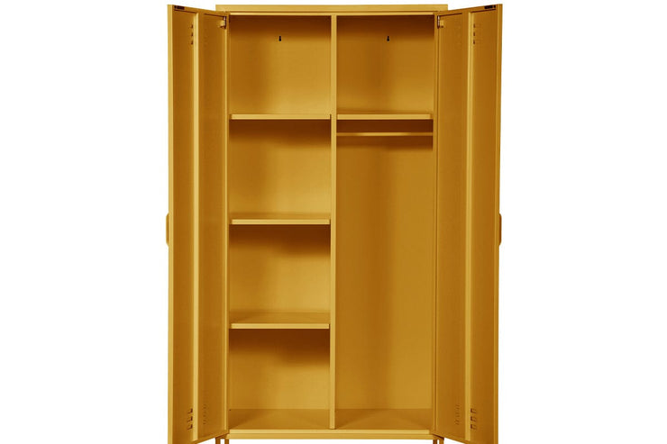 Lokki® 2 Doors Wardrobe Storage Locker cabinet With Adjustable Shelf